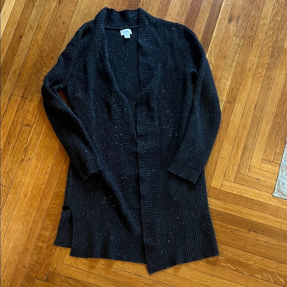 Women's Black Knit Cardigan
